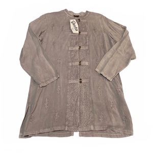 Geeta Vintage Embroidered Tunic Shirt